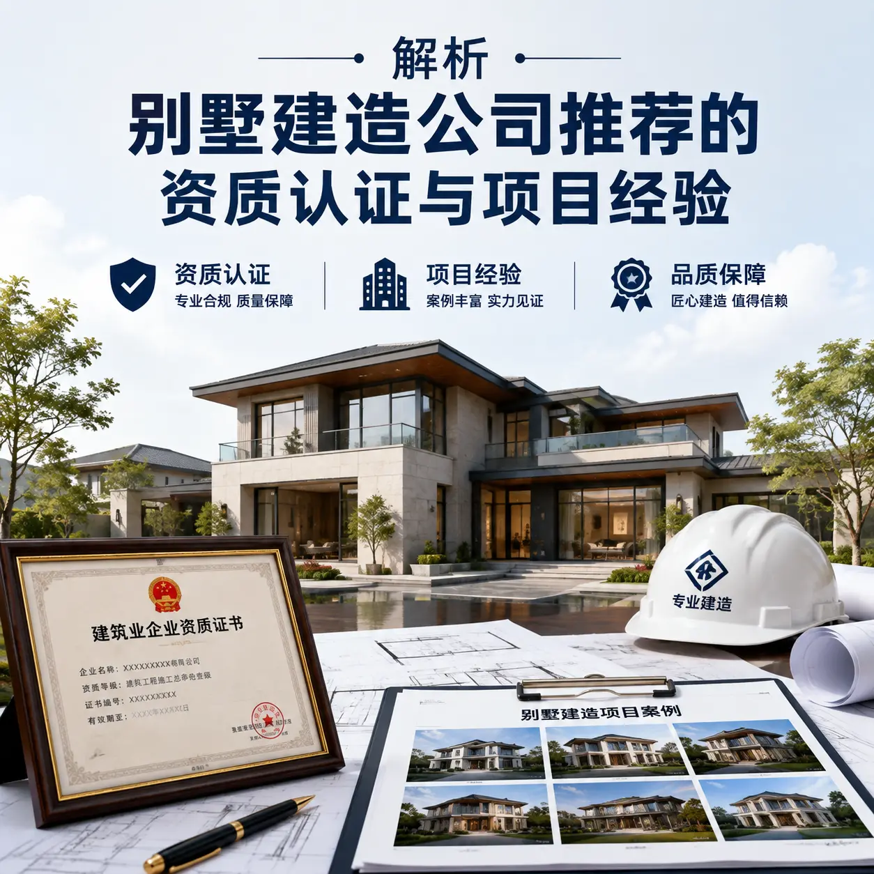解析 西藏 别墅建造公司推荐的资质认证与项目经验