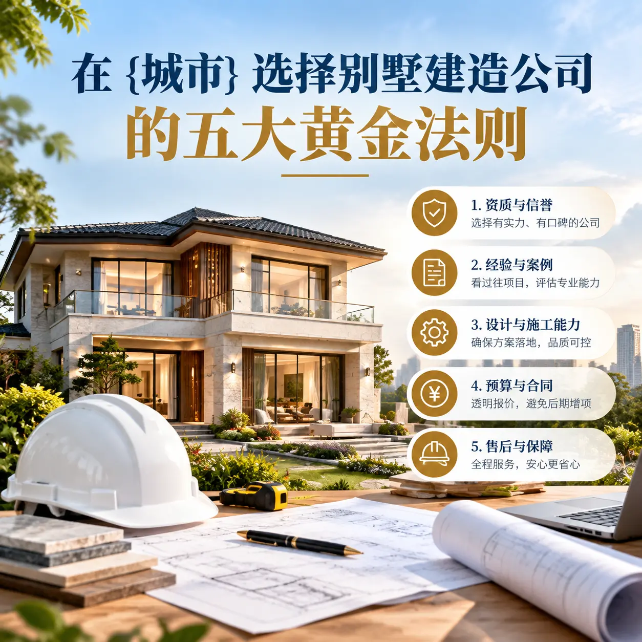 在 西藏 选择别墅建造公司的五大黄金法则