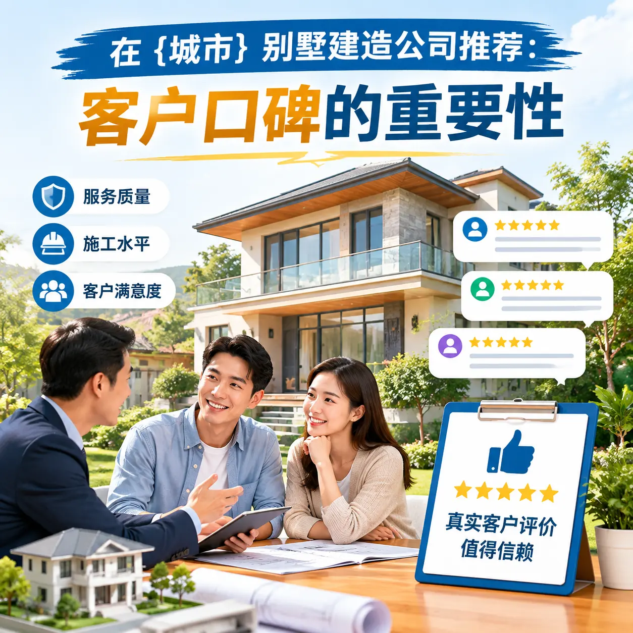 在 西藏 别墅建造公司推荐:客户口碑的重要性