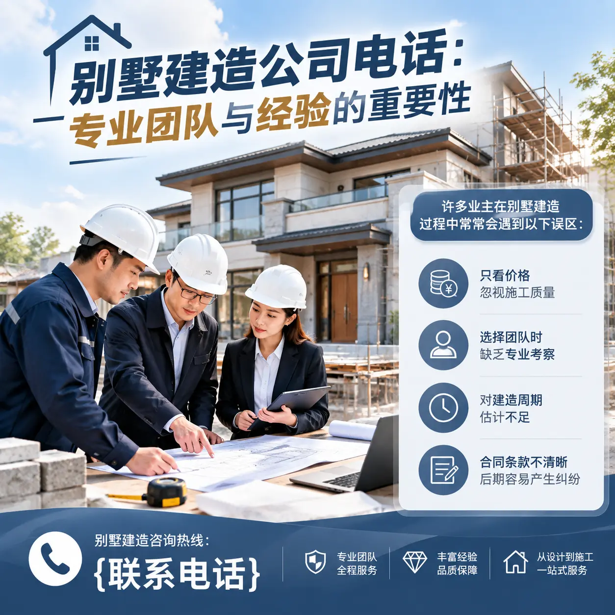 西藏别墅建造公司电话:专业团队与经验的重要性