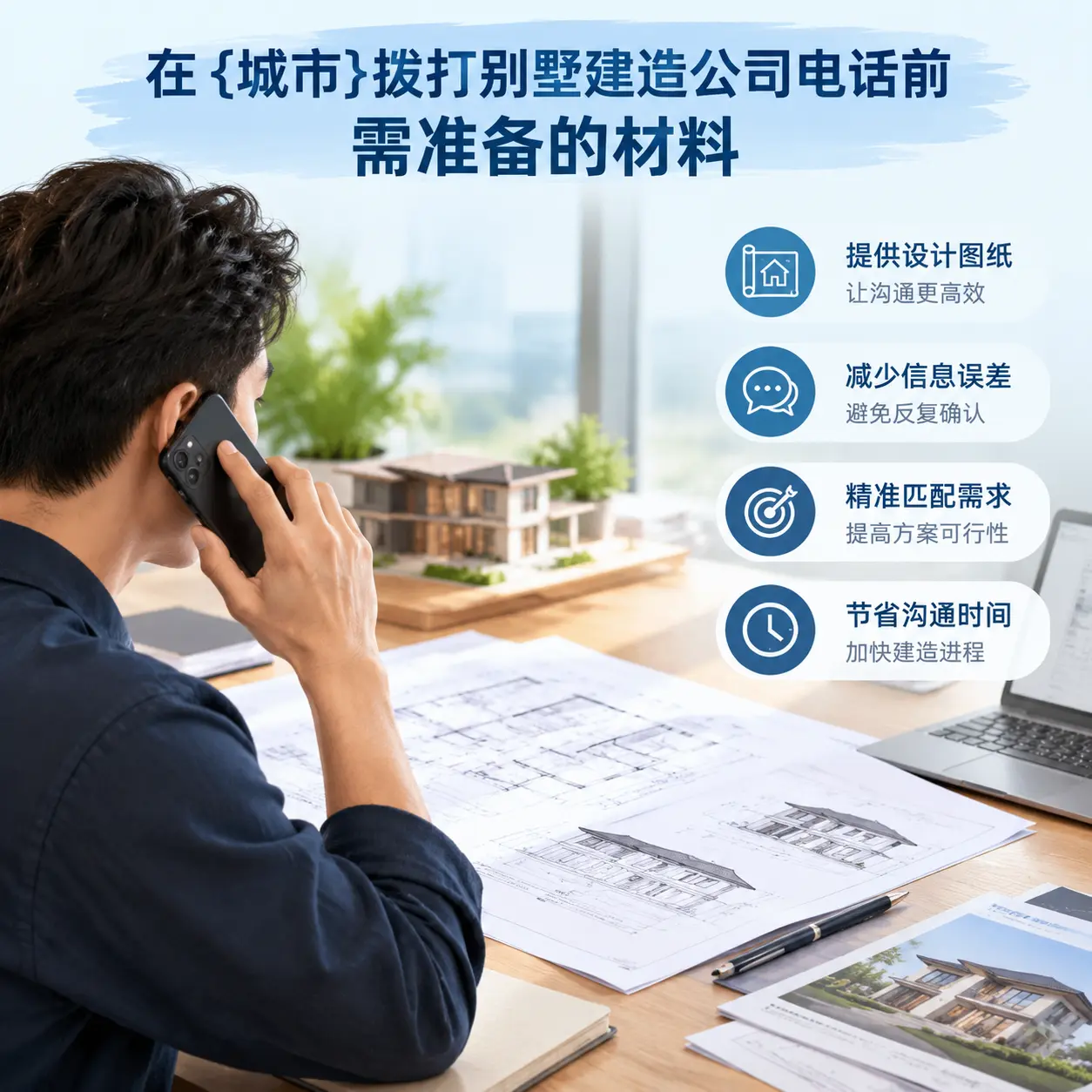 在西藏拨打别墅建造公司电话前需准备的材料